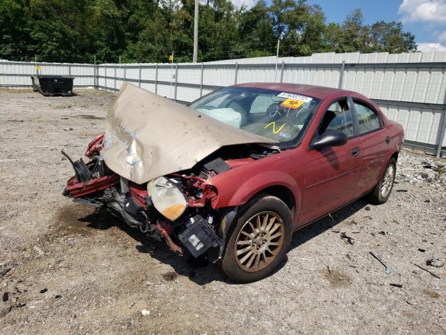 1B3EL36X94N399343 - 2004 DODGE STRATUS SE RED photo 2