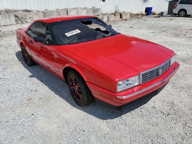 1G6VR3185KU101227 - 1989 CADILLAC ALLANTE RED photo 1