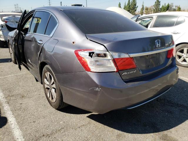 1HGCR2F39EA135075 - 2014 HONDA ACCORD LX CHARCOAL photo 3