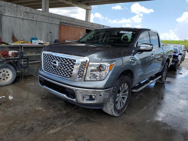 1N6AA1E56HN539293 - 2017 NISSAN TITAN SV GRAY photo 2