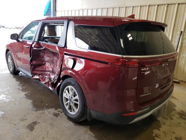 KNDNB4H39P6213798 - 2023 KIA CARNIVAL L BURGUNDY photo 3