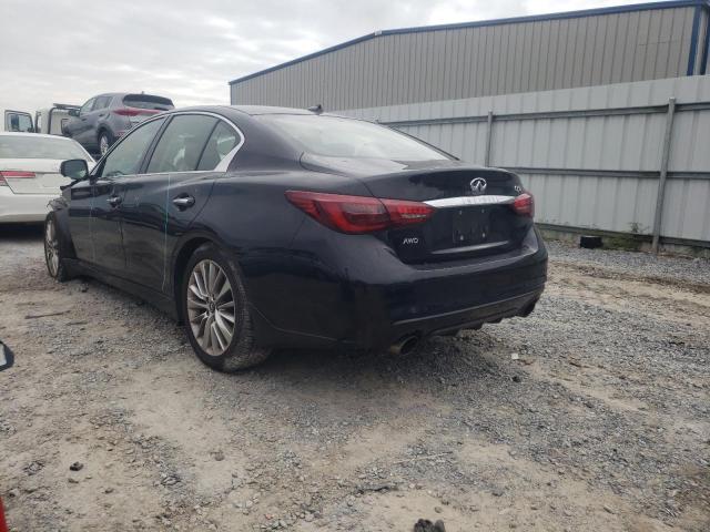 JN1EV7ARXJM443041 - 2018 INFINITI Q50 LUXE BLACK photo 3