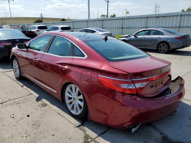 KMHFH4JG7EA410751 - 2014 HYUNDAI AZERA GLS RED photo 3