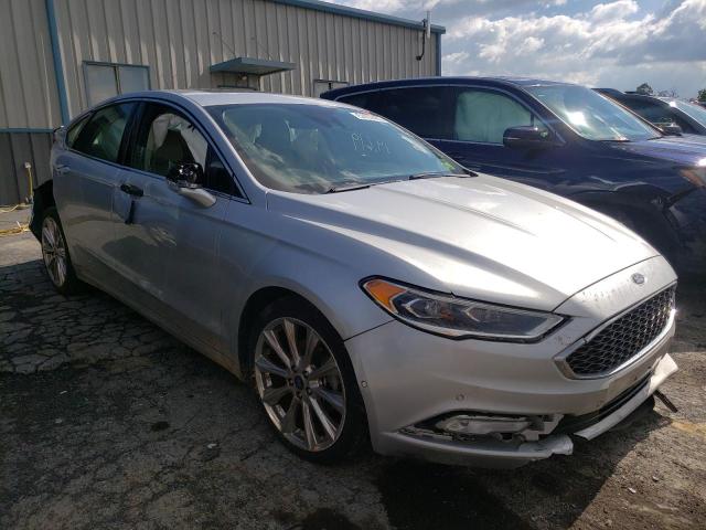 3FA6P0D92HR160204 - 2017 FORD FUSION TIT SILVER photo 1