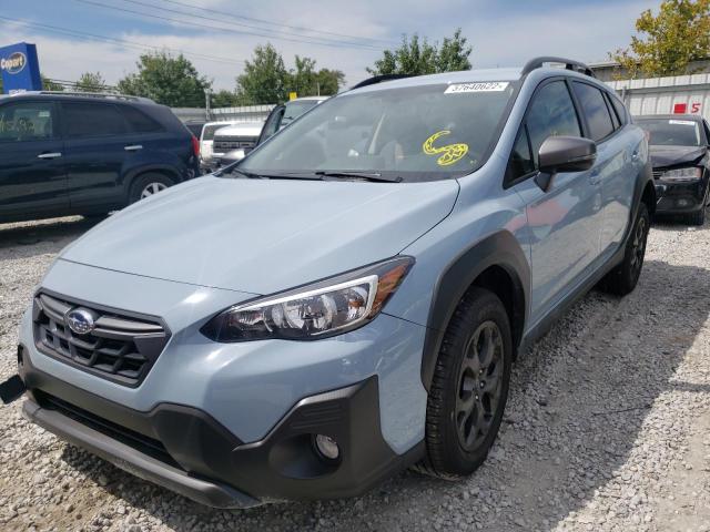 JF2GTHRC4NH269372 - 2022 SUBARU CROSSTREK BLUE photo 2