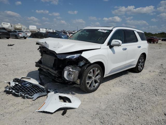 KM8R5DHE7NU351726 - 2022 HYUNDAI PALISADE L WHITE photo 2