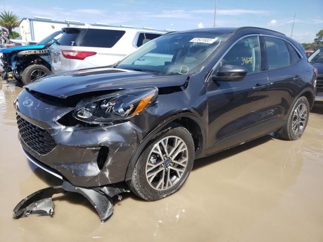 1FMCU0H64LUA55263 - 2020 FORD EDGE GRAY photo 2