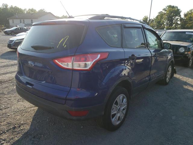 1FMCU0F74DUD87846 - 2013 FORD ESCAPE S BLUE photo 4