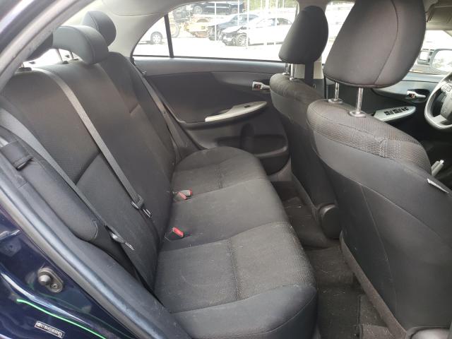 2T1BU4EE4BC691874 - 2011 TOYOTA COROLLA BLUE photo 6