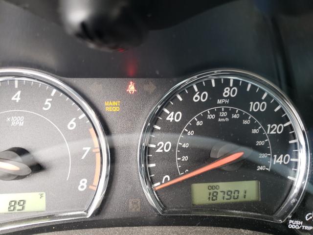 2T1BU4EE4BC691874 - 2011 TOYOTA COROLLA BLUE photo 8