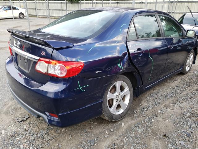 2T1BU4EE4BC691874 - 2011 TOYOTA COROLLA BLUE photo 9