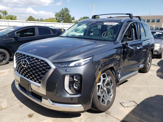 KM8R7DHE5MU260964 - 2021 HYUNDAI PALISADE C BLACK photo 2