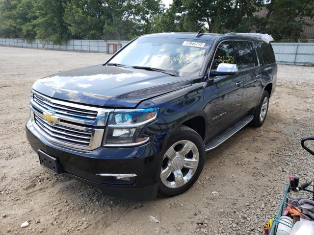 1GNSKJKC5GR306091 - 2016 CHEVROLET SUBURBAN K BLACK photo 2