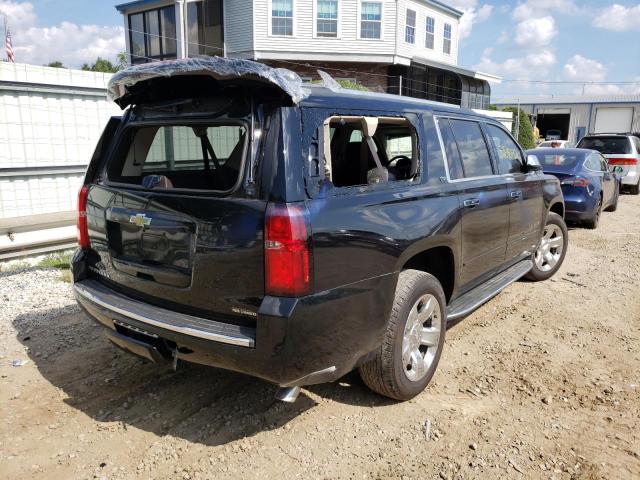 1GNSKJKC5GR306091 - 2016 CHEVROLET SUBURBAN K BLACK photo 4