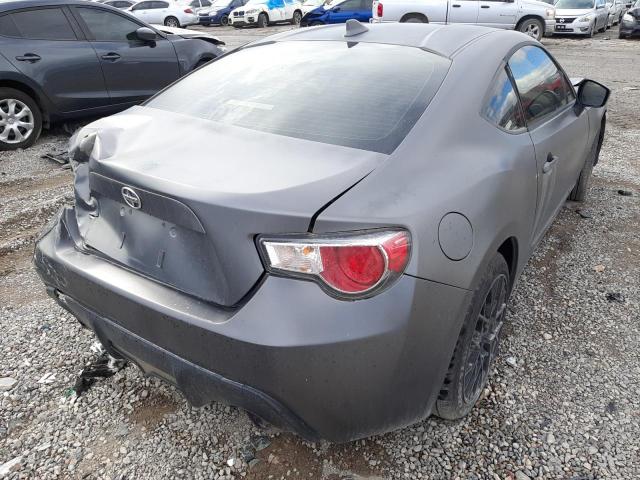 JF1ZNAA16F9712450 - 2015 TOYOTA SCION FR-S GRAY photo 4