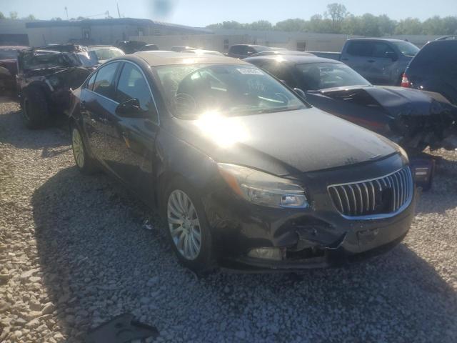 W04GS5EC2B1023747 - 2011 BUICK REGAL CXL BLACK photo 1