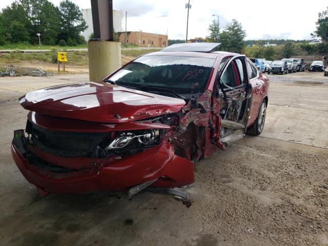 2G1155S30E9115777 - 2014 CHEVROLET IMPALA LTZ RED photo 2