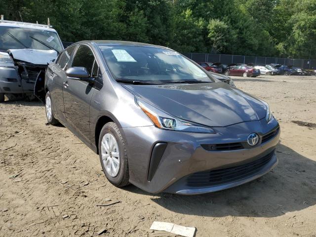 JTDKARFU1L3120347 - 2020 TOYOTA PRIUS L GRAY photo 1