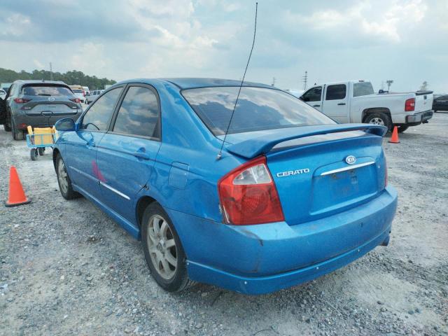 KNAFE121355189094 - 2005 KIA SPECTRA LX BLUE photo 3