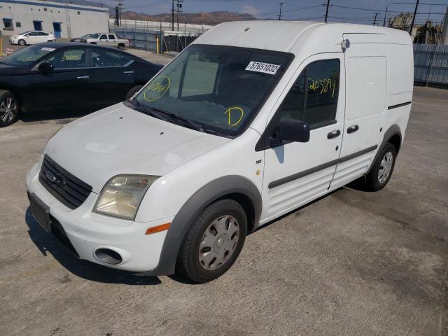 NM0LS7BN7BT070893 - 2011 FORD TRANSIT CO WHITE photo 2