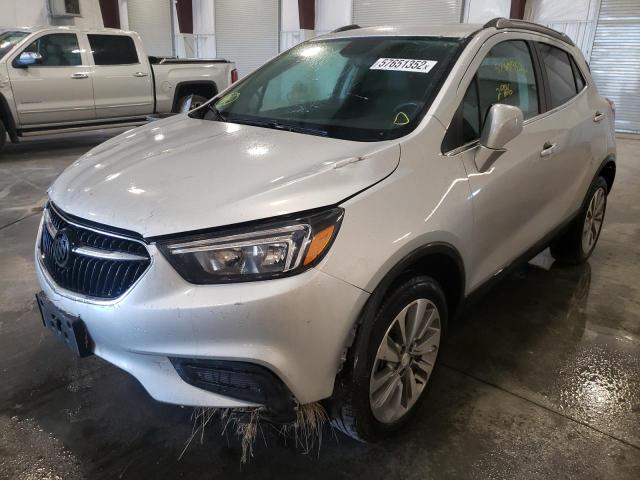 KL4CJESB7LB014504 - 2020 BUICK ENCORE PRE SILVER photo 2