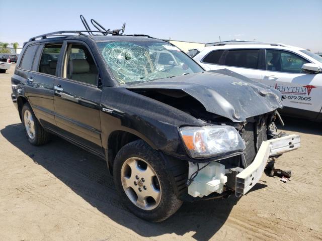 JTEEP21A560183310 - 2006 TOYOTA HIGHLANDER BLACK photo 1