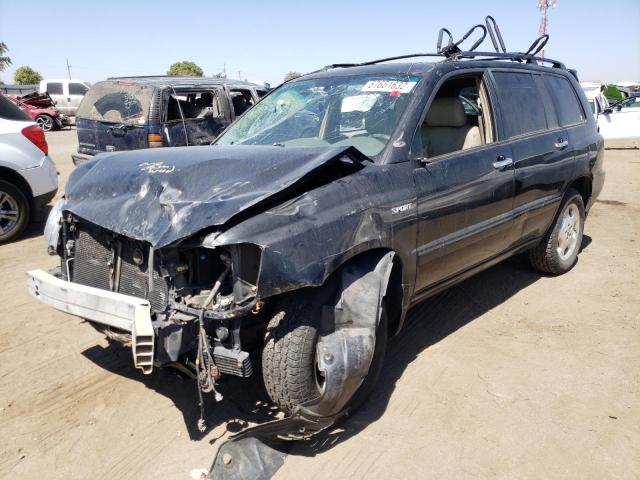 JTEEP21A560183310 - 2006 TOYOTA HIGHLANDER BLACK photo 2