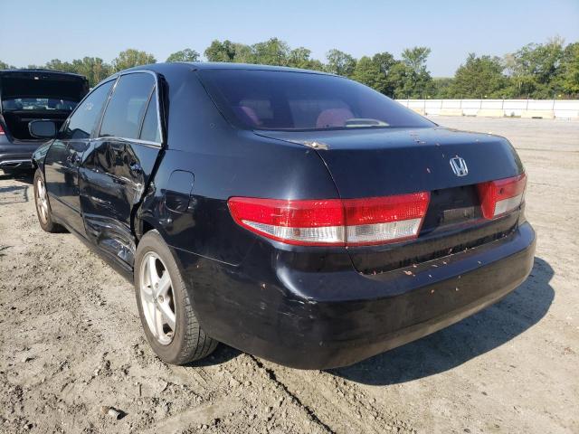 1HGCM56303A050462 - 2003 HONDA ACCORD LX BLACK photo 3