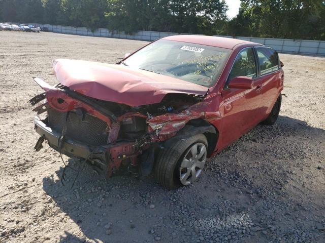 4T1BE46K07U192108 - 2007 TOYOTA CAMRY CE RED photo 2