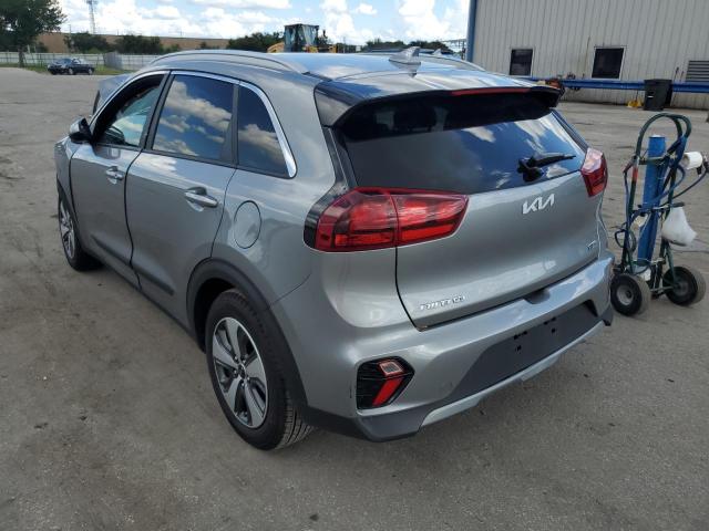 KNDCB3LC9N5506421 - 2022 KIA NIRO LX GRAY photo 3