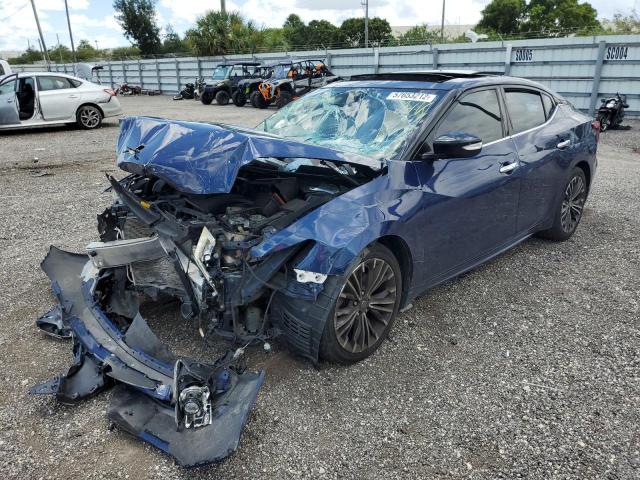 1N4AA6AP4GC448093 - 2016 NISSAN MAXIMA 3.5 BLUE photo 2