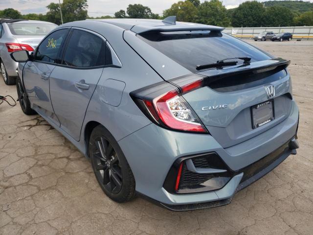 SHHFK7H82LU215214 - 2020 HONDA CIVIC EXL 蓝色 照片 3