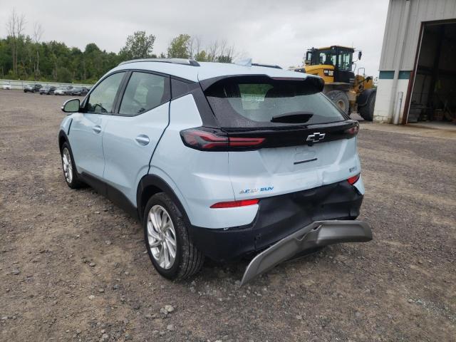 1G1FY6S0XN4118343 - 2022 CHEVROLET BOLT EUV L BLUE photo 3