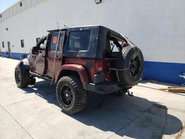 1J4GA59127L186972 - 2007 JEEP WRANGLER S BURGUNDY photo 3