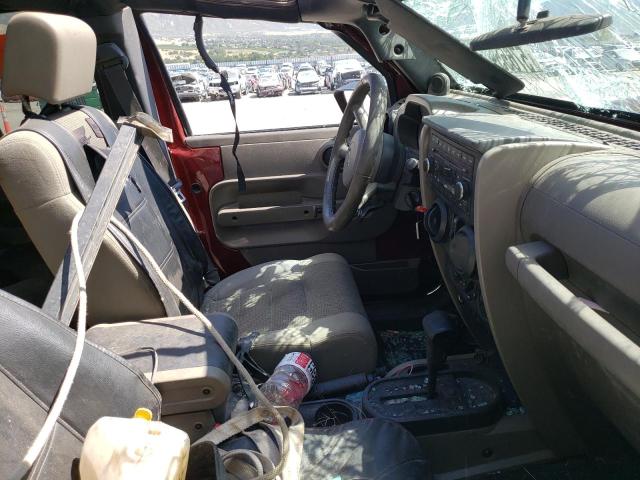 1J4GA59127L186972 - 2007 JEEP WRANGLER S BURGUNDY photo 5