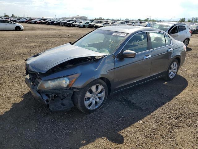 1HGCP36809A037257 - 2009 HONDA ACCORD EXL GRAY photo 2