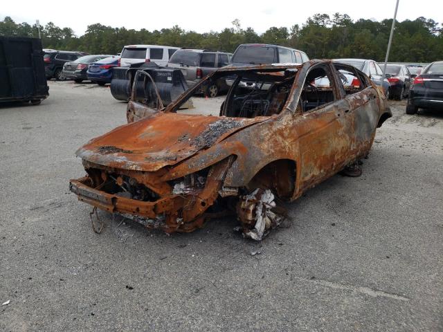 1HGCP2F82CA119170 - 2012 HONDA ACCORD EXL BURN photo 2