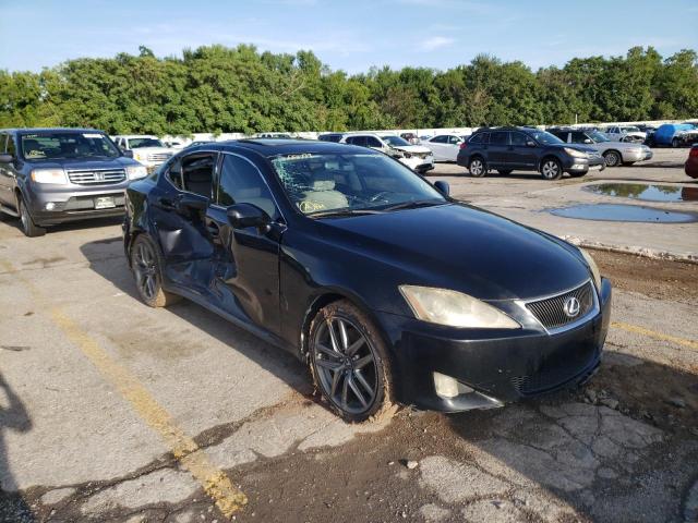 JTHBE262762001799 - 2006 LEXUS IS 350 BLACK photo 1