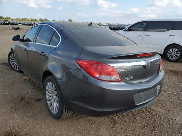 W04GU5GC7B1017837 - 2011 BUICK REGAL CXL GRAY photo 3