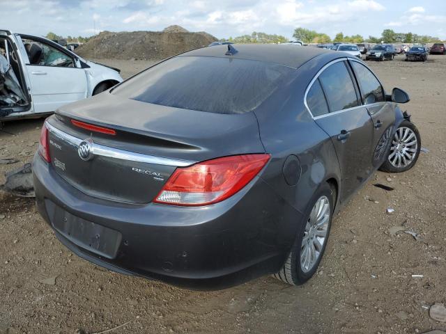 W04GU5GC7B1017837 - 2011 BUICK REGAL CXL GRAY photo 4