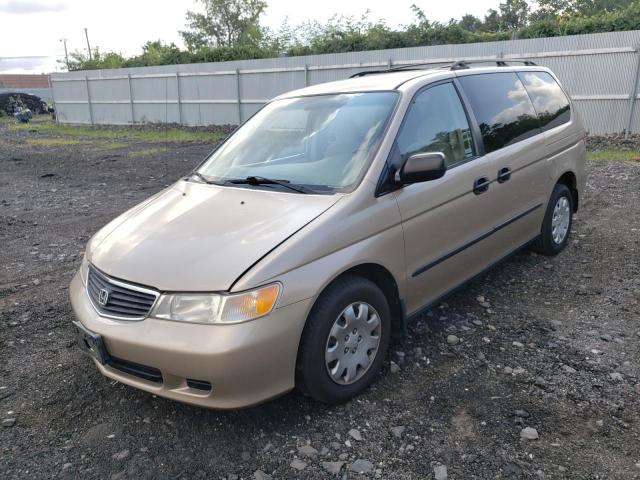 2HKRL1856YH614389 - 2000 HONDA ODYSSEY LX GOLD photo 2