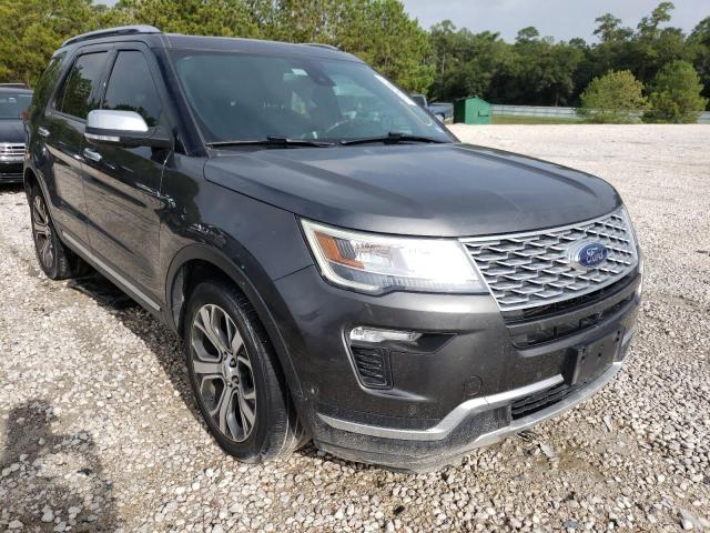 1FM5K8HT4JGB54874 - 2018 FORD EXPLORER P GRAY photo 1