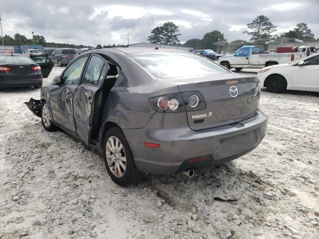 JM1BK32F681785264 - 2008 MAZDA 3 I GRAY photo 3