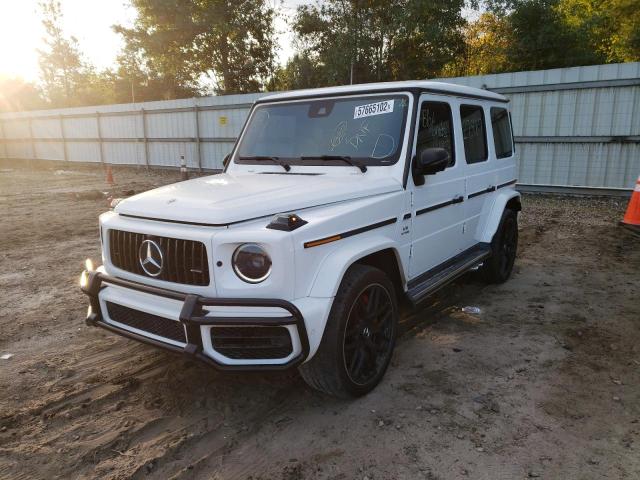 WDCYC7HJ6LX339514 - 2020 MERCEDES-BENZ G 63 AMG WHITE photo 2