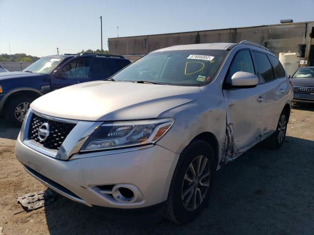 5N1AR2MN3GC617554 - 2016 NISSAN PATHFINDER SILVER photo 2