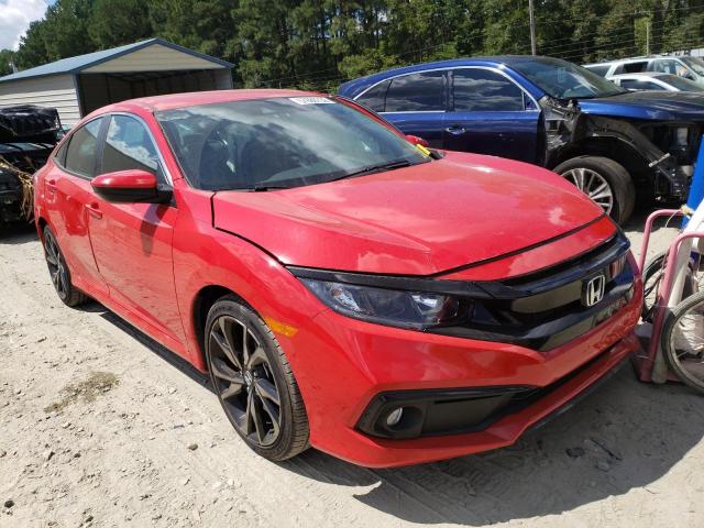 2HGFC2F86LH597361 - 2020 HONDA CIVIC SPOR RED photo 1