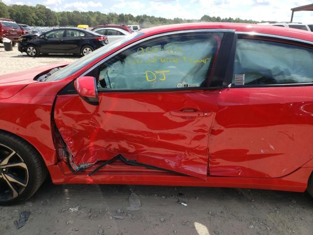 2HGFC2F86LH597361 - 2020 HONDA CIVIC SPOR RED photo 10