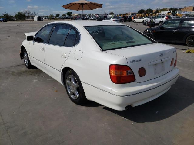 JT8BD68S1Y0090596 - 2000 LEXUS GS300 WHITE photo 3