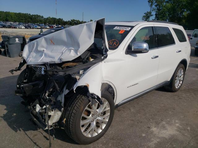 1C4RDHEG8FC729421 - 2015 DODGE DURANGO CI WHITE photo 2