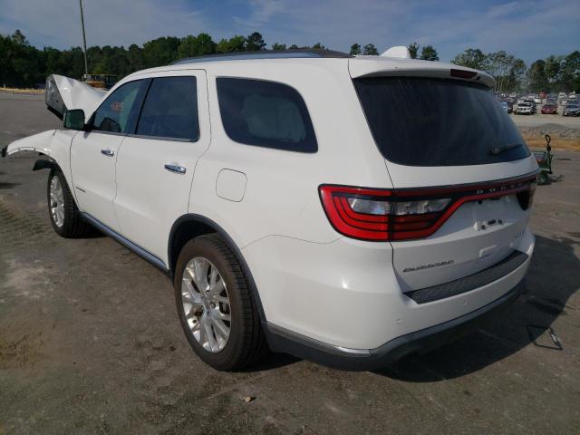 1C4RDHEG8FC729421 - 2015 DODGE DURANGO CI WHITE photo 3